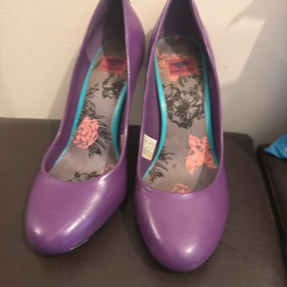 Elegant Purple Women's Heels